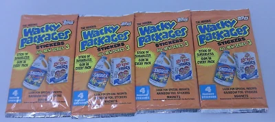 2006 Topps Wacky Packages All New Series 3 Lot of 4 Packs - Brand New and Sealed - Image 1 of 2