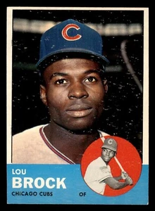 1963 Topps Baseball #472 Lou Brock EX/MT - Picture 1 of 2