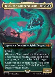 Teval, The Balanced Scale Custom Deck Commander Magic The Gathering. - Imagen 1 de 9