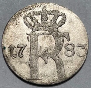 German States - PRUSSIA - Silver 1/24 Thaler - 1783A - Berlin - Km-296 - Picture 1 of 2