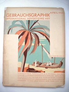 April 1931 Magazine "International Advertising Art" In English & German * - Picture 1 of 12