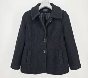 Debenhams Damen Warmer Mantel Winterjacke mit Wolle Gemustert in Gr. 42 - Bild 1 von 6