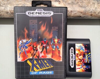 X-MEN of Rage for Sega Genesis + case & artwork - Image 1 of 4