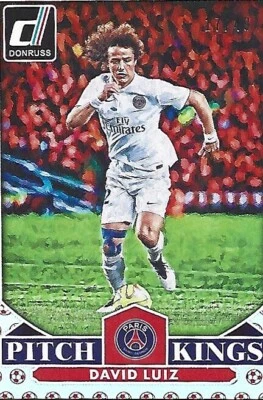 2015 David Luiz /49 Panini Donruss Pitch Kings Silver Ball SSP - Image 1 of 2