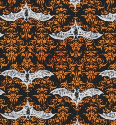 Bats Lights Out 22463-285 EMBER de Studio RK para telas Robert Kaufman Foto 1 de 2