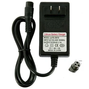 3 Hole 12mm Charger US For Razor E100 E125 E150 E175 E100 Glow Electric Scooters - Picture 1 of 9