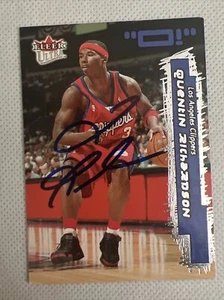 QUENTIN RICHARDSON L.A. CLIPPERS SIGNED AUTOGRAPH 2002 FLEER NBA BASKETBALL CARD - Picture 1 of 2