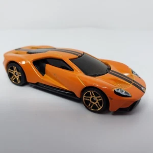 Hot Wheels '17 Ford GT Orange Diecast Die-cast Toy Car - Picture 1 of 23