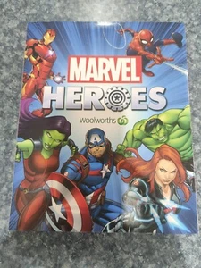 Woolworths Marvel Heroes Full Set 42 Discs Collectors Case Album Complete - Picture 1 of 2