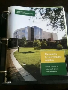 Elementary And Intermediate Algebra From 3rd Edition Michael Sullivan Loose Leaf - Foto 1 di 4