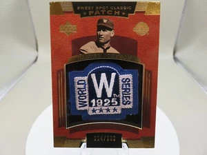 Parche clásico Upper Deck Sweet Spot 2004 Walter Johnson/230 Salón de la fama - Imagen 1 de 2