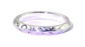 Southwest Casted Sterling Silver Band Ring Size 7 to 9.25 YOU SELECT SIZE PSR160 - Picture 1 of 2