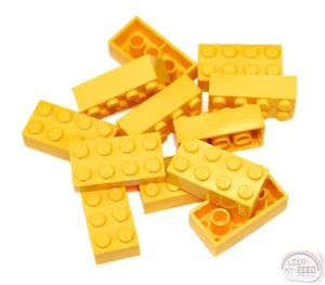 N-LEGO Classic - 3-Buck Bag - 15 Pcs 2x4 Brick - Yellow - New - 3001 - Picture 1 of 4