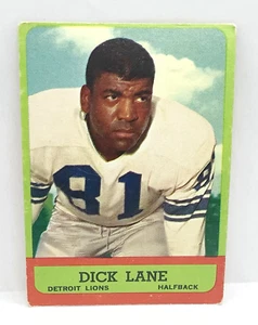 Dick Lane - Lions Halfback - Topps 1963 #32 - VG/EX - Picture 1 of 2