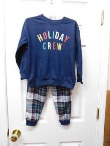 Joyspun Unisex Holiday Pajamas Set 2-Piece-Small (6-7)-NEW - Picture 1 of 5