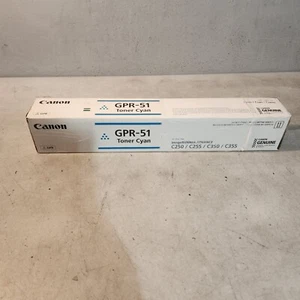 Canon 8517b003 GPR-51 cartuccia toner ciano originale nuova scatola aperta OeM spedizione gratuita - Foto 1 di 2
