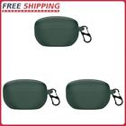 Silicone Headphone Case Anti-Loss Solid Color For Wf-1000Xm5 (Dark Green)