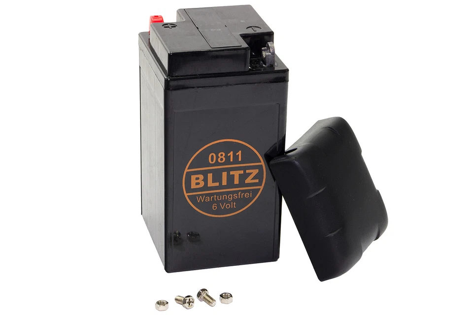 Blitz 0811 6V 12Ah Motorradbatterie (6123024)