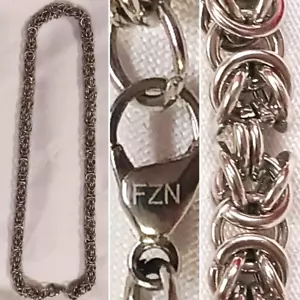 VINTAGE FZN THICK CHUNKY ROPE CHAIN NECKLACE ABOUT 19.5" SEE PICS - Picture 1 of 12