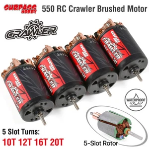 550 10T 12T 16T 20T Brushed Motor 5-Slot for Tamiya Redcat WLtoys 1/10 RC Car - Picture 1 of 16