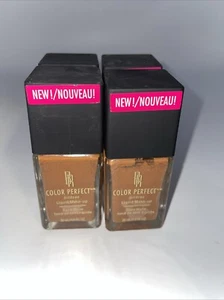 Lot Of 4 Block Radiance Color Perfect Liquid Foundation 1320070 Deep Amber - Picture 1 of 3
