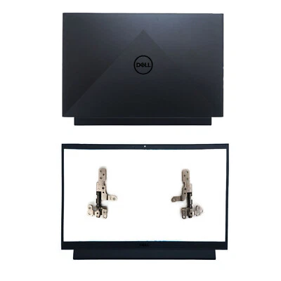 MPARTSGO New Back Cover Lid + Bezel +Hinges For Dell G15 5510 5511 5515 08MNTR 0HXRTH US