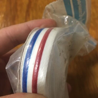 HUNT WILDE HANDLE BAR TAPE LARGE WHITE RED BLUE SCHWINN BICENTENNIAL VINTAGE NOS - Image 1 of 4