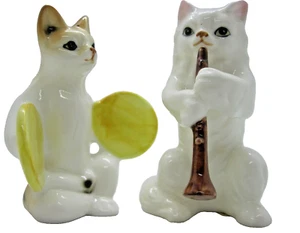 Vintage Salz Pfefferstreuer Set zweiteilig Katzenband - Bild 1 von 4