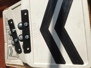 Schmutzfänger Fiat 600 und Fiat 770 weiß Schmutzfängersatz - Bild 1 von 2
