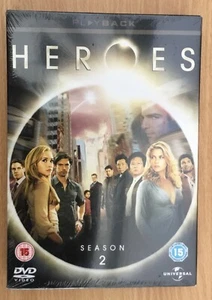 🌟HEROES🌟SEASON TWO🌟4X DISC BOX SET🌟BRAND NEW & SEALED🌟UK🇬🇧SELLER🌟 - Picture 1 of 4