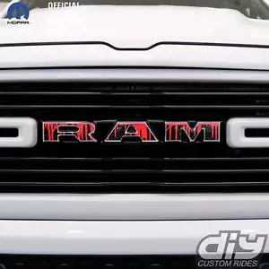 RAM Grill Emblem Overlay Decals DRIPPING RED Fits 2009-2025 1500-5500 - Bild 1 von 8