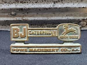Raro pisapapeles de latón antiguo 1956-67 John Deere Caterpillar BJ POWE Machinery CAT - Imagen 1 de 14