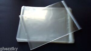200 - 5x7 Archival Poly Photo Sleeves 5 x 7 print soft sleeve self seal
