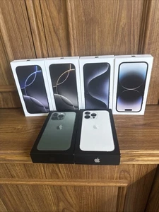 Lot of 6 iPhone Boxes 2-16 Pro / 1-14 Pro / 1-15 Pro / 2-13 Pro Excellent - Photo 1 sur 8
