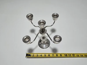 Vintage Sterling Silver Weighted Duchin Creation 4 Arm Candlestick Candelabra - Picture 1 of 12