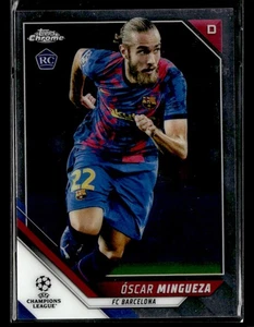 2021-22 Topps Chrome UEFA Champions League Óscar Mingueza #33 Rookie - Imagen 1 de 2