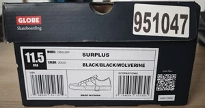 Globe Surplus blk/blk/ Wolverine Gr. 45/ US 11.5 - Bild 1 von 6