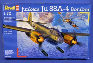 JUNKERS JU-88A-4 BOMBER 1:72 MODEL REVELL KIT SEALED - Picture 1 of 4