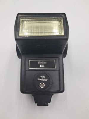 Vivitar 283 Electronic  Auto  Thyristor  Shoe Mount  Flash, Tested Works Great! - Image 1 of 4