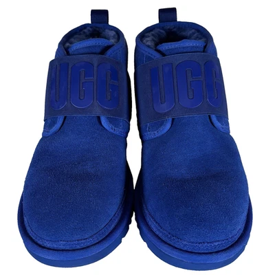 Botas Chukka UGG Neumel II Para Hombres EE. UU. 8 / UE 41 Azul Gamuza Gráfico Piel de Oveja Lana Foto 1 de 4