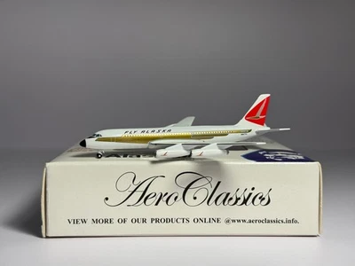 Aeroclassics 1:400 Alaska Airlines Convair CV-880 N8477H Golden Nugget AC18241 - Image 1 of 2