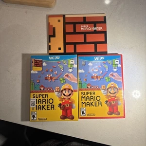 Super Mario Maker With Idea Book (Nintendo Wii U, 2015) New In Box B2 - Picture 1 of 3