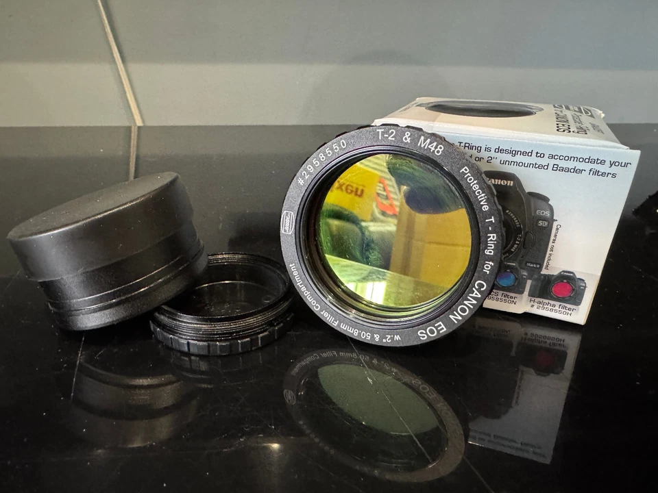 Baader 2" protective T-Ring with built-in 50mm UHC LPR Filter - Image 1 of 1