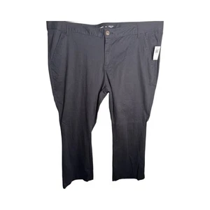 Vecchio Pantalone Donna Navy Bootcut Nero Elasticizzato Vita Regolabile,NUOVO - Foto 1 di 11