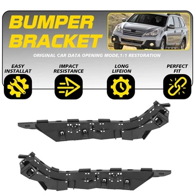 Compatível com Subaru 2010-2014 Subaru suportes de suporte de para-choque dianteiro esquerdo e direito Legacy Outback - Imagem 1 de 4