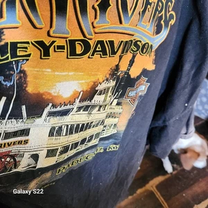 Camiseta Harley-Davidson "Four Rivers Paddle Wheel Steamboat Paducah KY" - Imagen 1 de 5