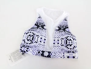 BELLUM 2XS lila Sport BH Damen gemustert Gym Stretch ärmellos * - Bild 1 von 9