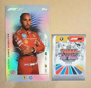 GC1 LEWIS HAMILTON (FERRARI) CARTA XXL  TURBO ATTAX 2025 - Picture 1 of 1