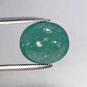 8.99 Cts Natural Grandidierite Oval Cabochon Cut Bluish Green Loose Gemstone - Picture 1 of 6