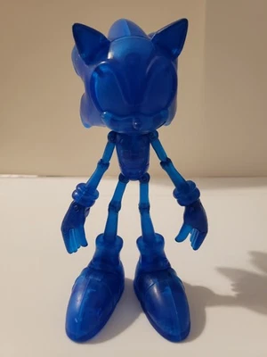 Figura articulada Sega 2008 Jazwares Sonic The Hedgehog Blue Translucent Sonic Foto 1 de 4
